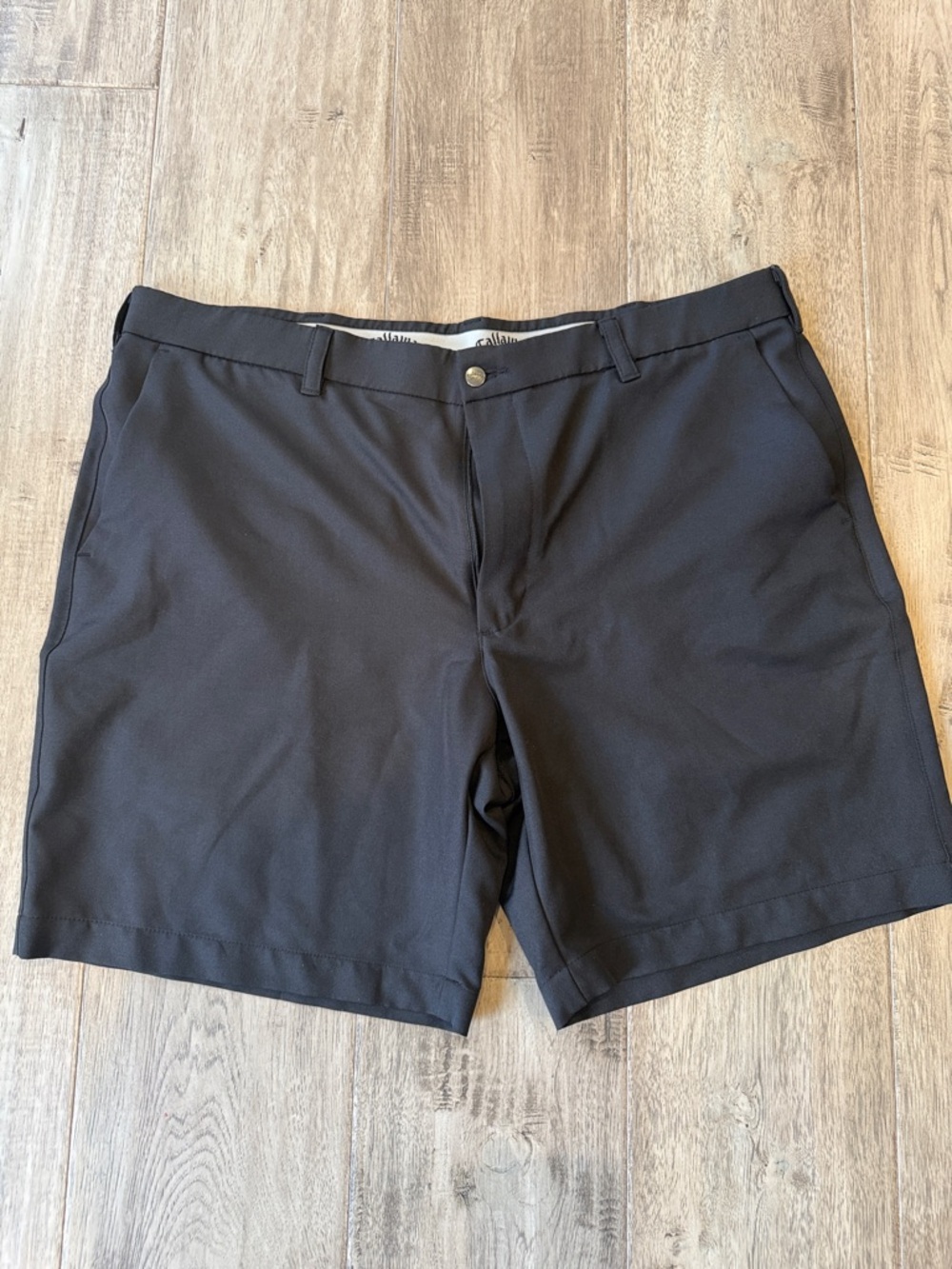 Men's Black Performance Golf Shorts